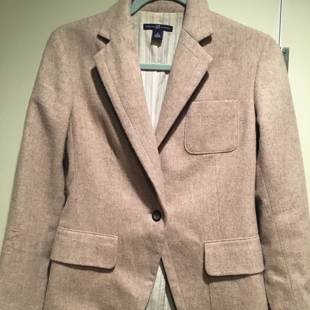 Gap Tan Wool Blazer